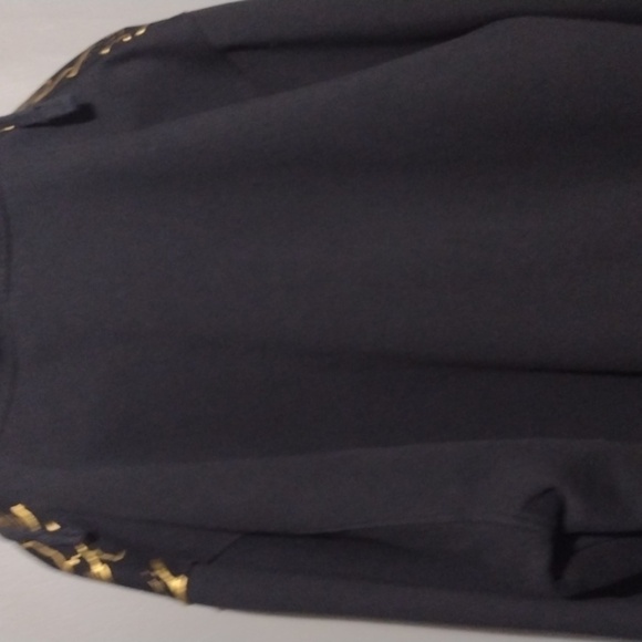 Disney 1928 Black & Gold Zip Front Sweatshirt Jacket xl - Picture 11 of 13